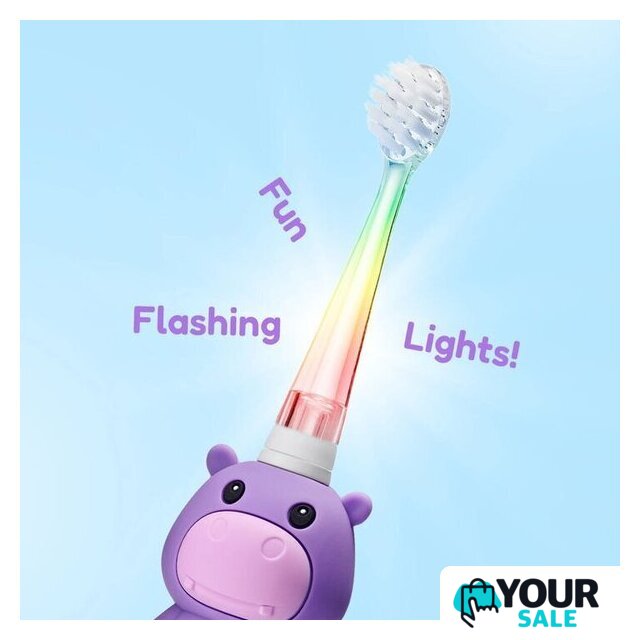 Электрическая зубная щетка Brush-Baby WildOnes Hippo - Изображение №8 — Интернет-магазин Your Sale