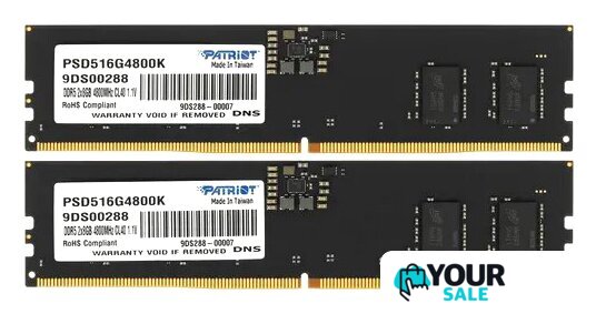 Оперативная память Patriot Signature Line 2x16ГБ DDR5 5600 МГц PSD532G5600K - Изображение №1 — Интернет-магазин Your Sale