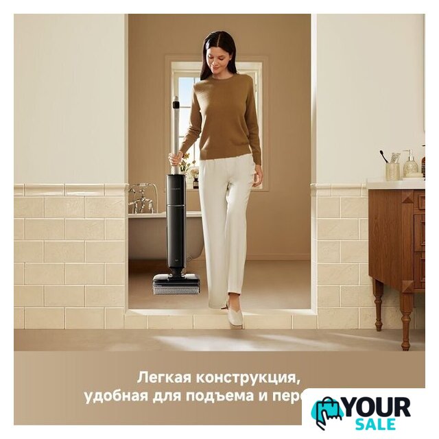 Вертикальный моющий пылесос Dreame G12 Wet and Dry Vacuum HHR32A (евровилка, черный) - Изображение №6 — Интернет-магазин Your Sale