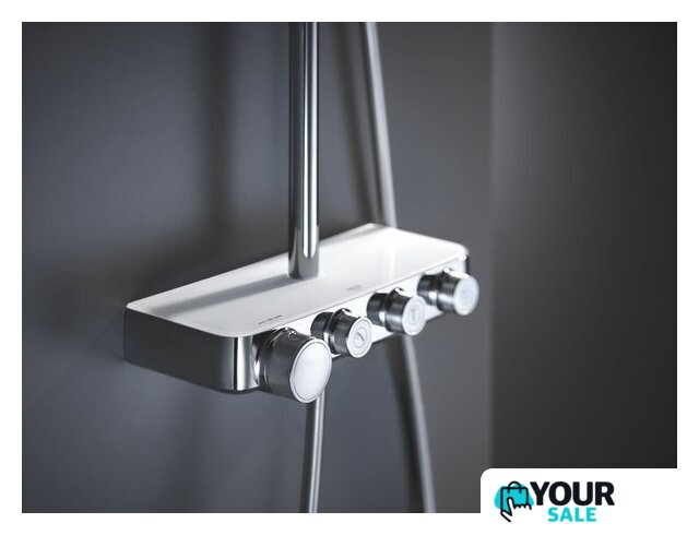 Душевая система Grohe Euphoria SmartControl System 310 Cube Duo 26508LS0 (б.луна/хром) - Изображение №4 — Интернет-магазин Your Sale