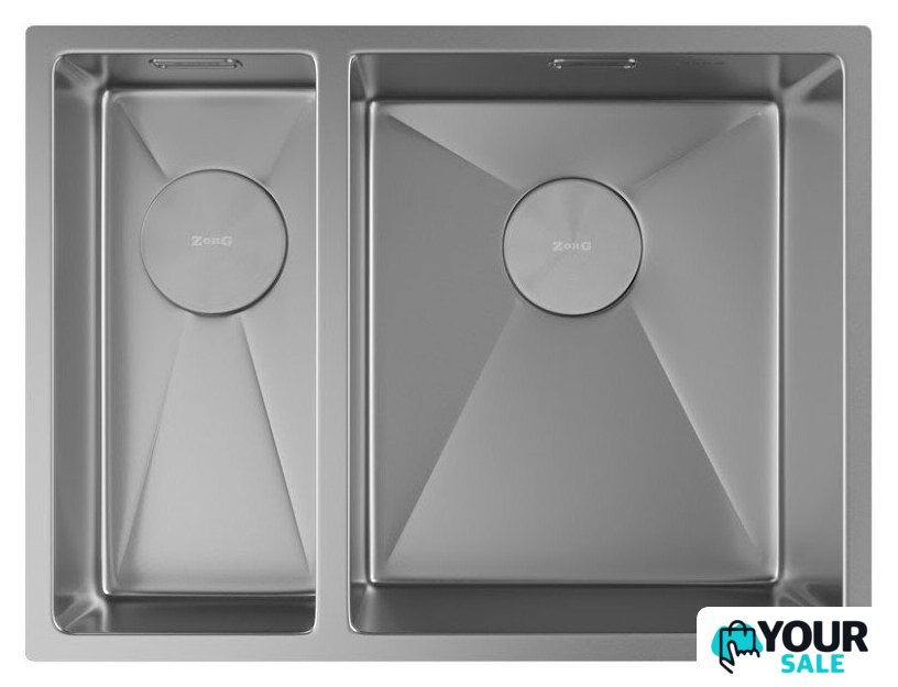 Кухонная мойка ZorG Zerox 58-2 U / IF-L Steel - Изображение №3 — Интернет-магазин Your Sale