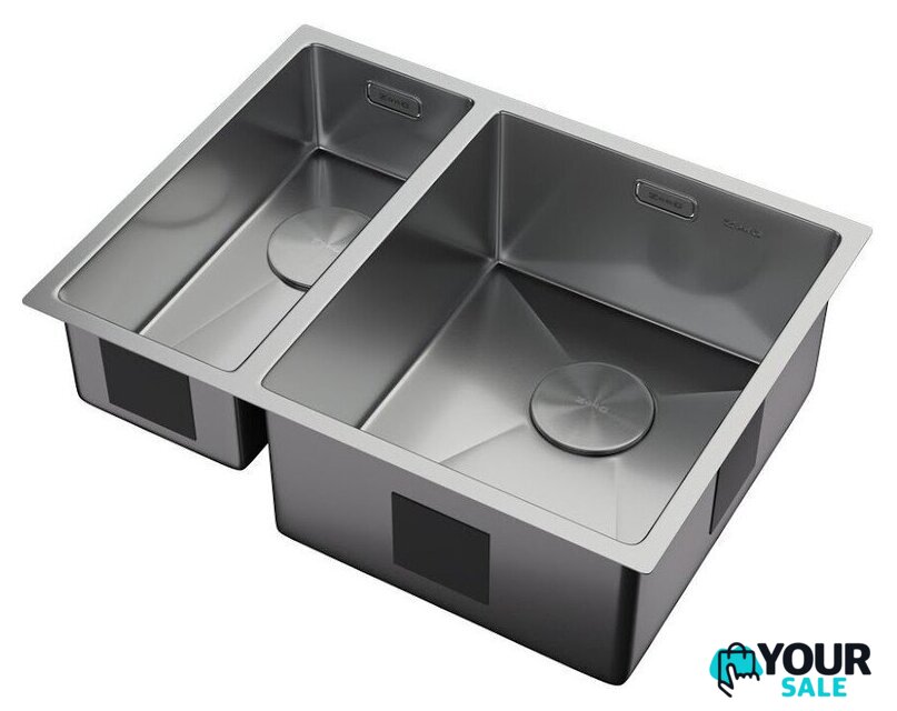 Кухонная мойка ZorG Zerox 58-2 U / IF-L Steel - Изображение №2 — Интернет-магазин Your Sale