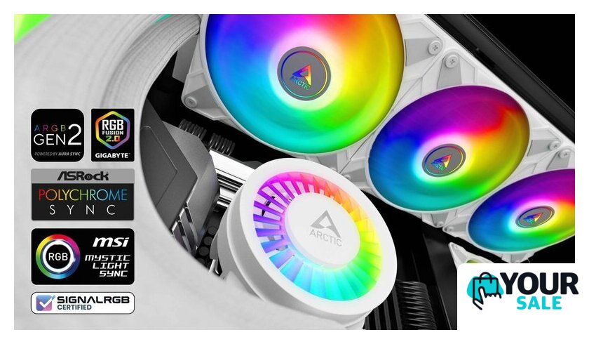 Система жидкостного охлаждения для процессора Arctic Liquid Freezer III 420 A-RGB White ACFRE00153A - Изображение №8 — Интернет-магазин Your Sale