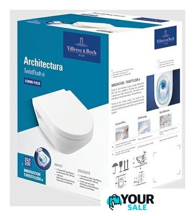 Унитаз подвесной Villeroy & Boch Architectura 5684CLR1 - Изображение №2 — Интернет-магазин Your Sale