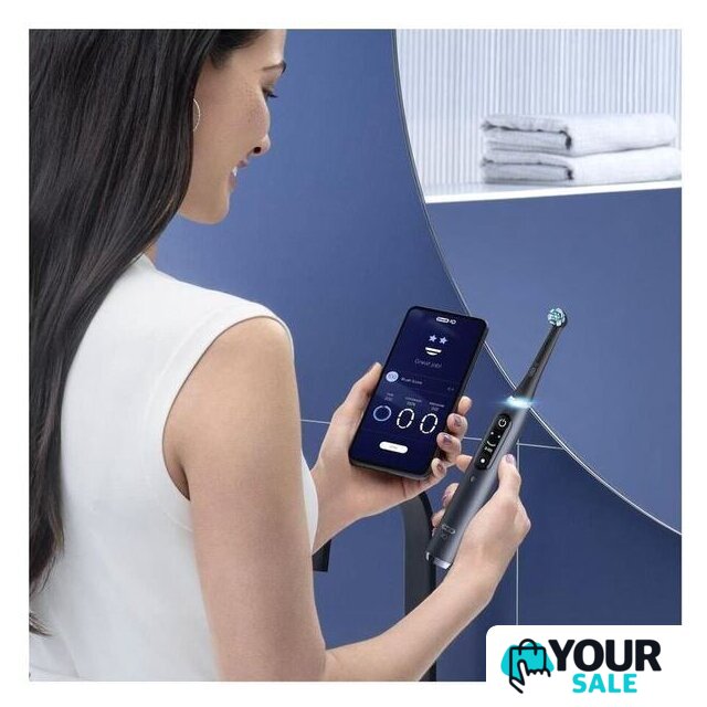 Электрическая зубная щетка Oral-B iO 9n (черный) - Изображение №8 — Интернет-магазин Your Sale