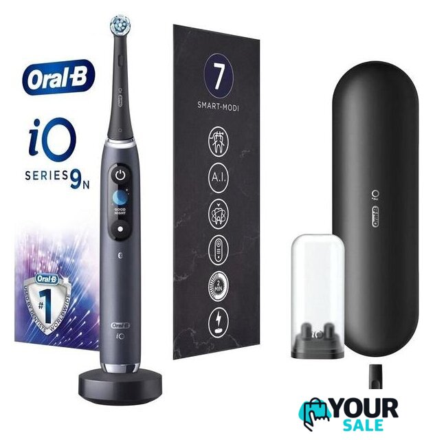 Электрическая зубная щетка Oral-B iO 9n (черный) - Изображение №1 — Интернет-магазин Your Sale
