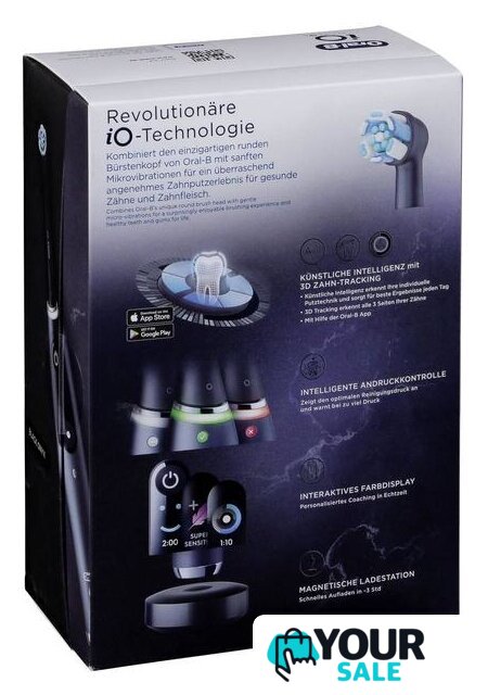 Электрическая зубная щетка Oral-B iO 9n (черный) - Изображение №9 — Интернет-магазин Your Sale