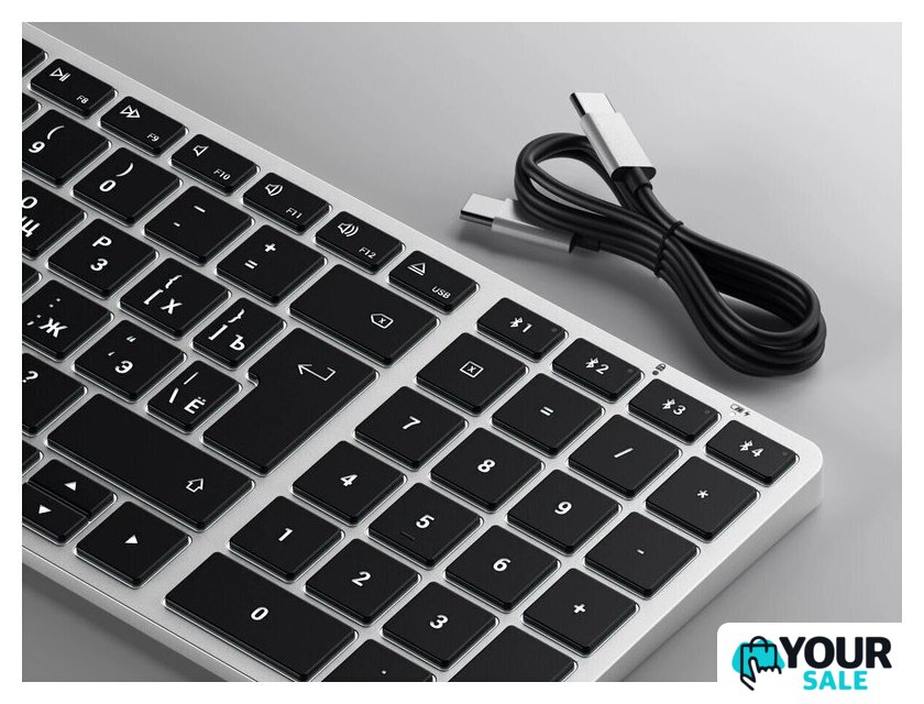 Клавиатура Satechi Slim X2 (серебристый) - Изображение №6 — Интернет-магазин Your Sale