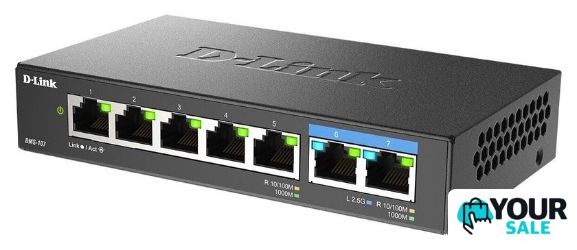 Неуправляемый коммутатор D-Link DMS-107/A1A - Изображение №3 — Интернет-магазин Your Sale