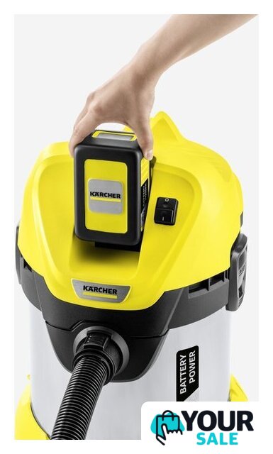 Пылесос Karcher WD 3 Battery Premium Set 1.629-951.0 - Изображение №2 — Интернет-магазин Your Sale