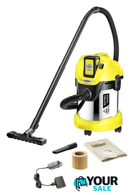 Пылесос Karcher WD 3 Battery Premium Set 1.629-951.0 - Изображение №1 — Интернет-магазин Your Sale
