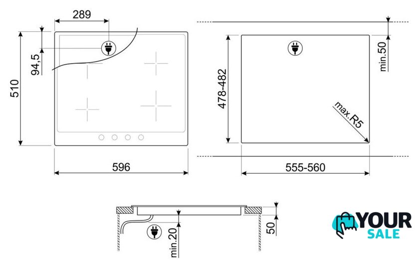 Варочная панель Smeg SI364FXM - Изображение №7 — Интернет-магазин Your Sale
