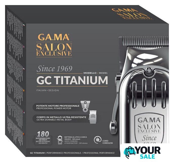 Машинка для стрижки волос GA.MA GC Titanium SM0125 - Изображение №13 — Интернет-магазин Your Sale