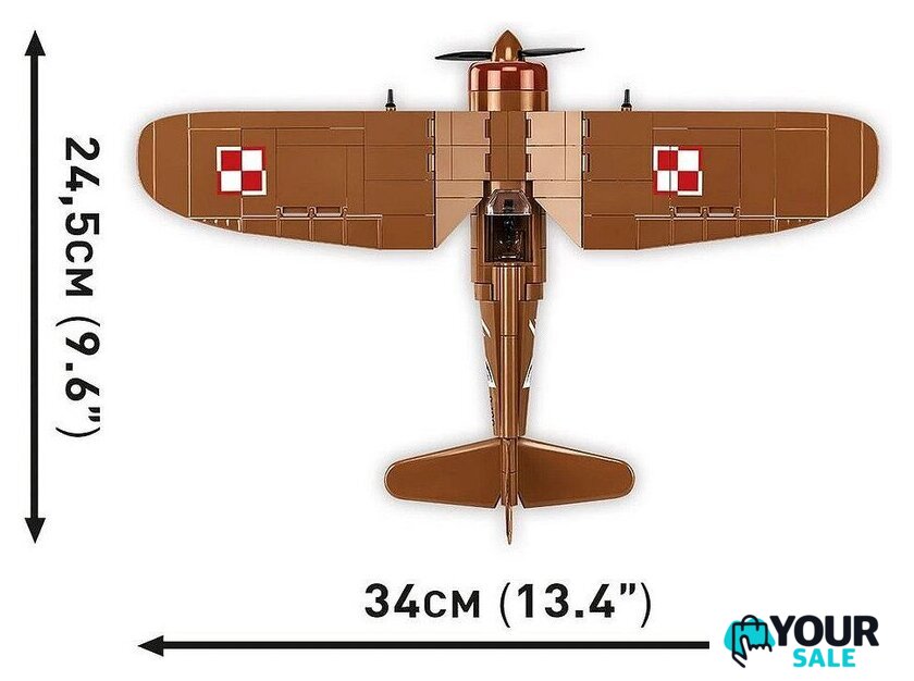 Конструктор Cobi Historical Collection WWII PZL P.11c - Изображение №13 — Интернет-магазин Your Sale