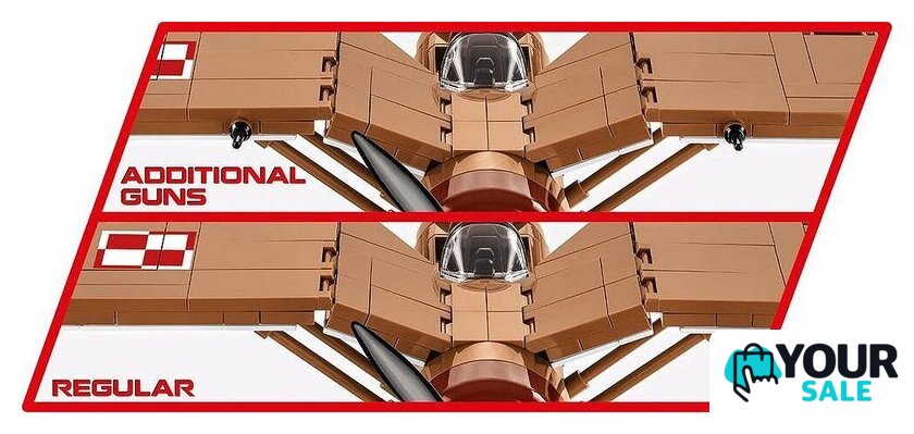 Конструктор Cobi Historical Collection WWII PZL P.11c - Изображение №8 — Интернет-магазин Your Sale