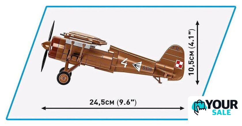Конструктор Cobi Historical Collection WWII PZL P.11c - Изображение №12 — Интернет-магазин Your Sale