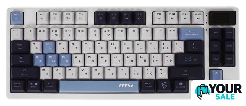 Клавиатура MSI Forge GK600 TKL Wireless Sky - Изображение №2 — Интернет-магазин Your Sale