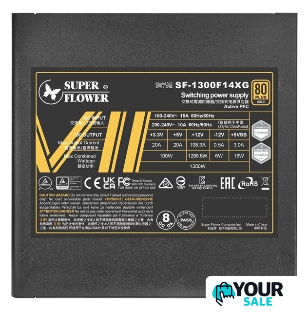 Блок питания Super Flower Leadex VII XG 1300W SF-1300F14XG - Изображение №3 — Интернет-магазин Your Sale