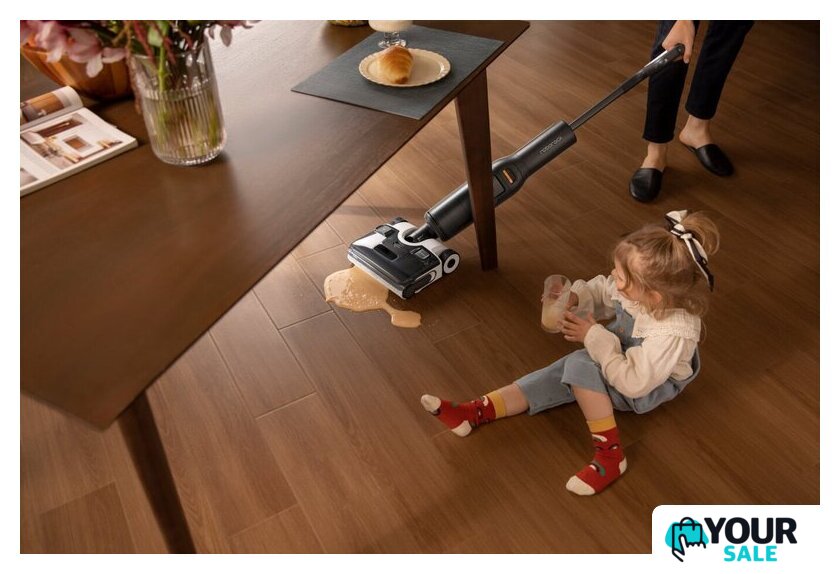 Вертикальный моющий пылесос Roborock Wet and Dry Vacuum Cleaner F25 LT (с русской озвучкой, черный) - Изображение №10 — Интернет-магазин Your Sale