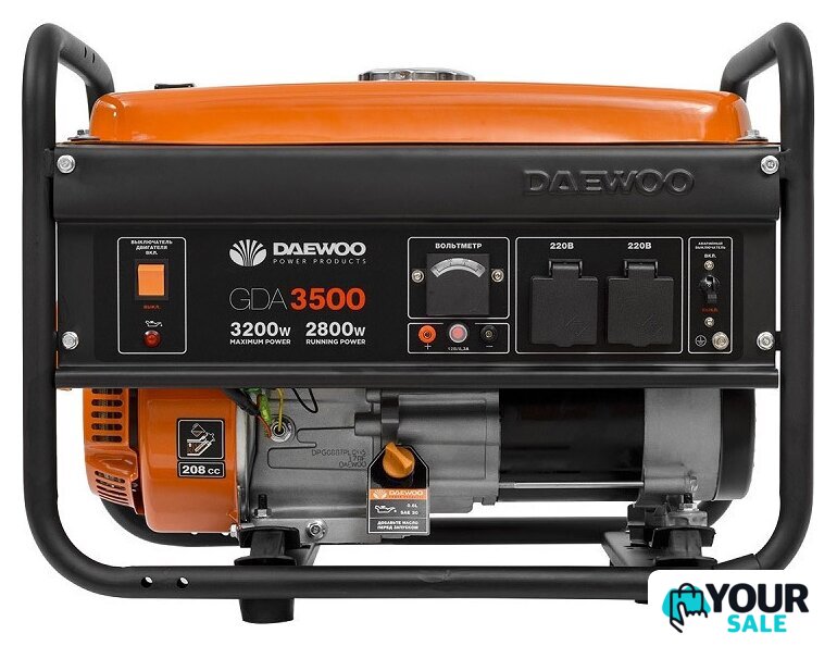 Бензиновый генератор Daewoo Power GDA 3500 - Изображение №2 — Интернет-магазин Your Sale