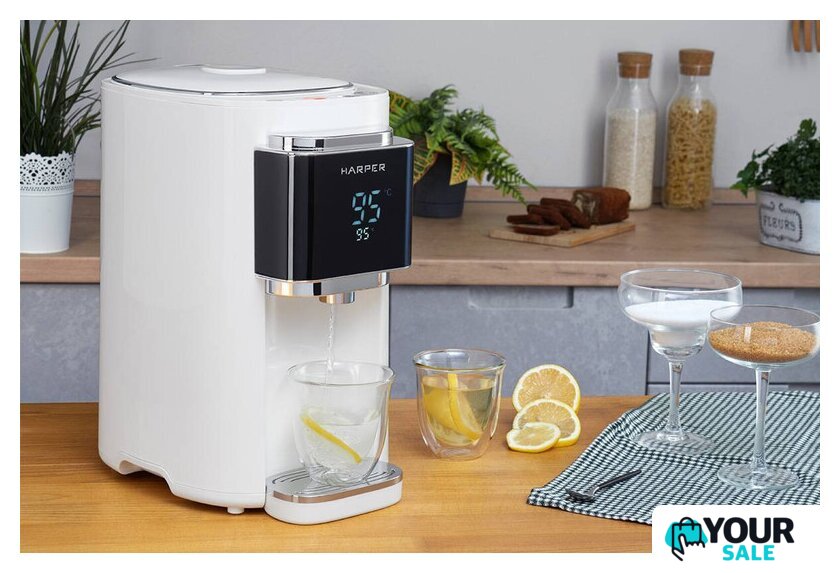 Термопот Harper HTP-5T01 (белый) - Изображение №7 — Интернет-магазин Your Sale