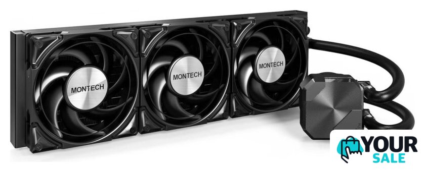 Система жидкостного охлаждения для процессора Montech HyperFlow Silent 360 (черный) - Изображение №1 — Интернет-магазин Your Sale