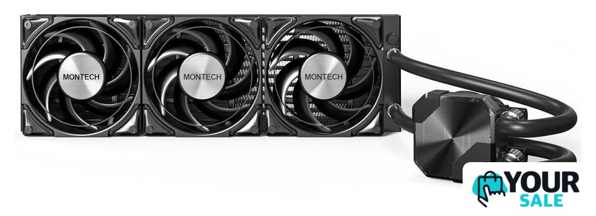 Система жидкостного охлаждения для процессора Montech HyperFlow Silent 360 (черный) - Изображение №2 — Интернет-магазин Your Sale