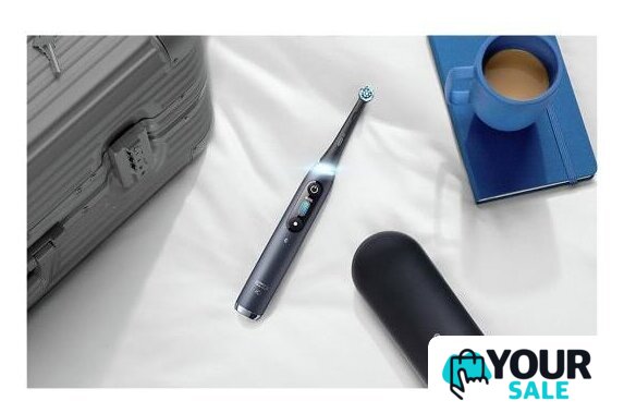 Электрическая зубная щетка Oral-B iO 8n (черный, 1 насадка) - Изображение №4 — Интернет-магазин Your Sale
