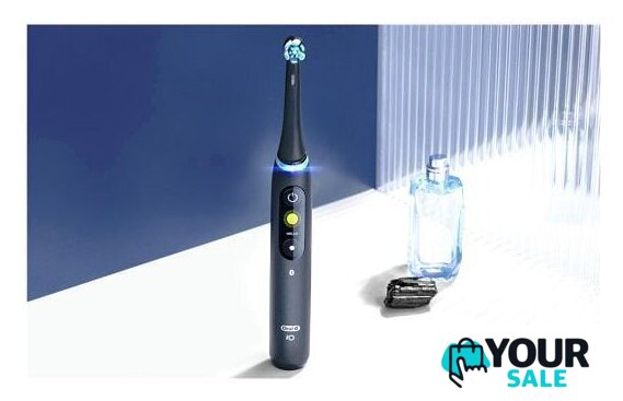 Электрическая зубная щетка Oral-B iO 8n (черный, 1 насадка) - Изображение №6 — Интернет-магазин Your Sale