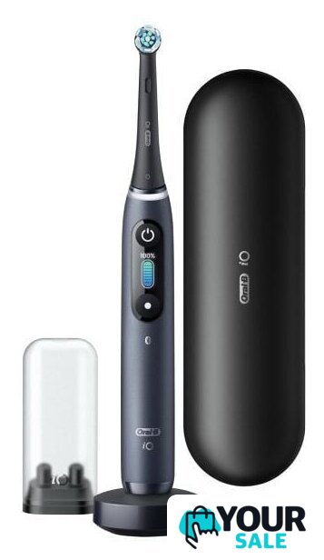 Электрическая зубная щетка Oral-B iO 8n (черный, 1 насадка) - Изображение №7 — Интернет-магазин Your Sale