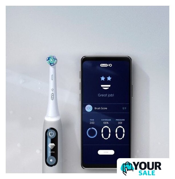 Электрическая зубная щетка Oral-B iO 8n (черный, 1 насадка) - Изображение №8 — Интернет-магазин Your Sale