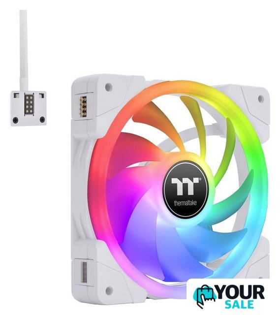 Комплект вентиляторов для корпуса с контроллером Thermaltake SWAFAN EX14 RGB White TT Premium Edition CL-F162-PL14SW-A - Изображение №4 — Интернет-магазин Your Sale