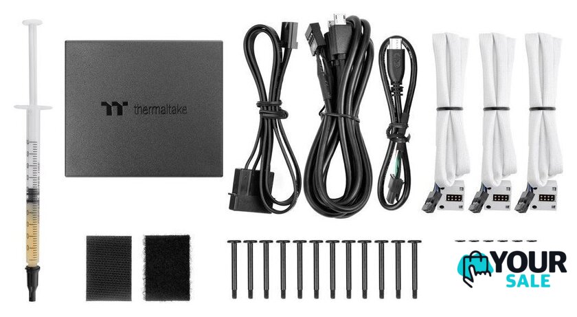 Комплект вентиляторов для корпуса с контроллером Thermaltake SWAFAN EX14 RGB White TT Premium Edition CL-F162-PL14SW-A - Изображение №9 — Интернет-магазин Your Sale
