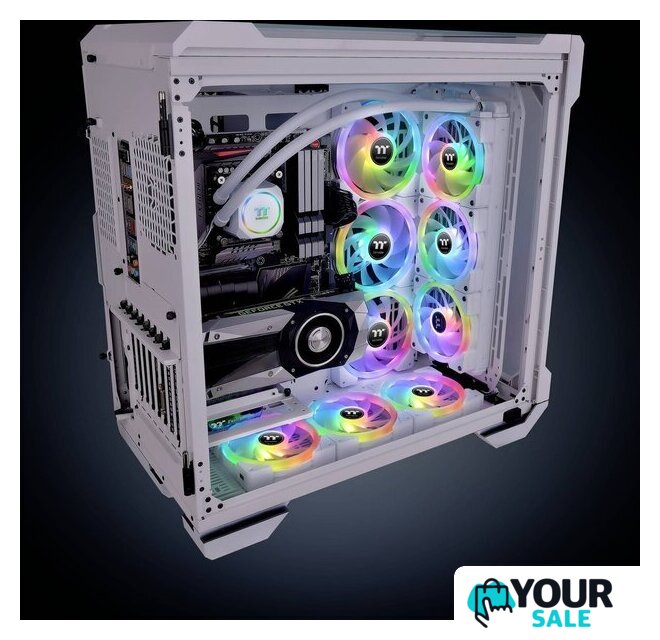 Комплект вентиляторов для корпуса с контроллером Thermaltake SWAFAN EX14 RGB White TT Premium Edition CL-F162-PL14SW-A - Изображение №6 — Интернет-магазин Your Sale