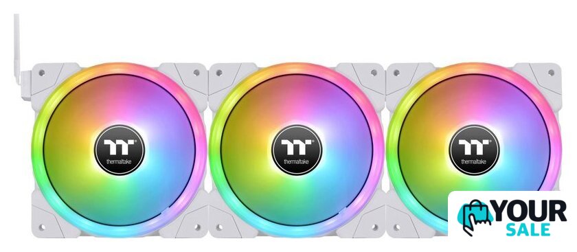 Комплект вентиляторов для корпуса с контроллером Thermaltake SWAFAN EX14 RGB White TT Premium Edition CL-F162-PL14SW-A - Изображение №2 — Интернет-магазин Your Sale