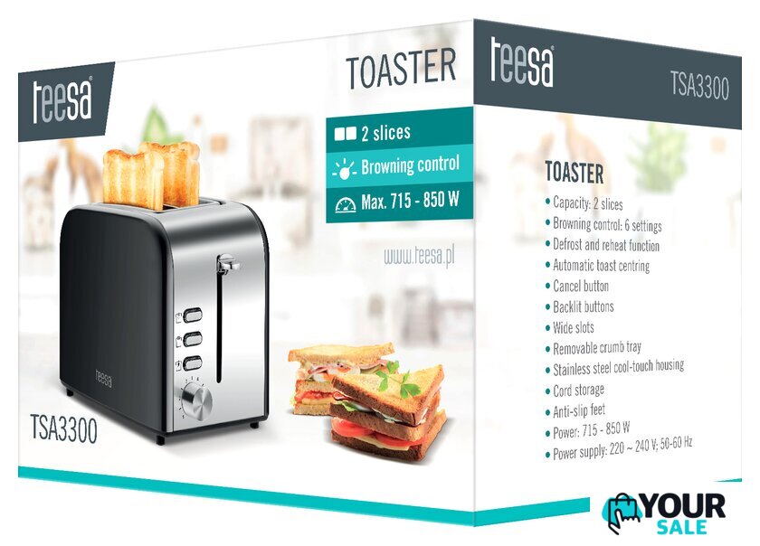 Тостер Teesa TSA3300 - Изображение №4 — Интернет-магазин Your Sale