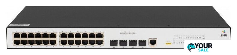 Управляемый коммутатор 2-го уровня SNR SNR-S2982G-24T-POE-E - Изображение №1 — Интернет-магазин Your Sale