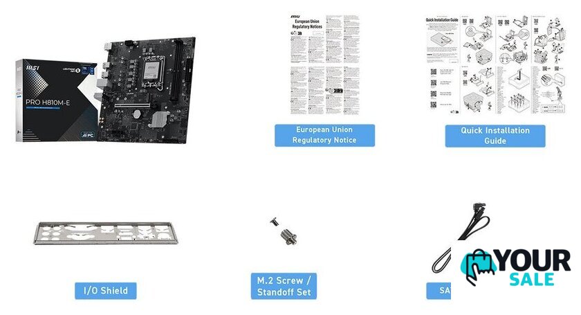 Материнская плата MSI Pro H810M-E - Изображение №6 — Интернет-магазин Your Sale