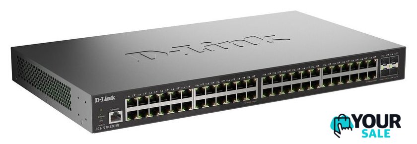Управляемый коммутатор 2-го уровня D-Link DGS-1210-52X/ME/C1A - Изображение №1 — Интернет-магазин Your Sale