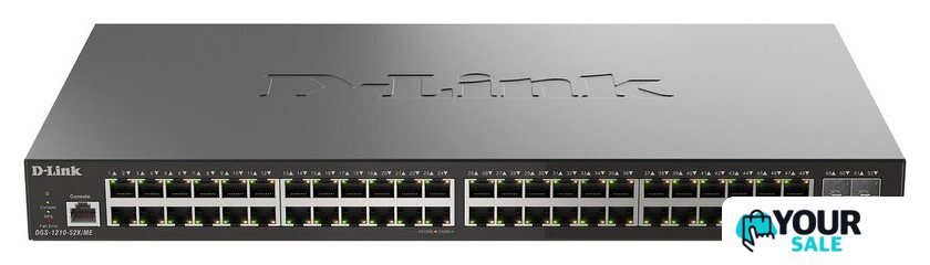 Управляемый коммутатор 2-го уровня D-Link DGS-1210-52X/ME/C1A - Изображение №2 — Интернет-магазин Your Sale