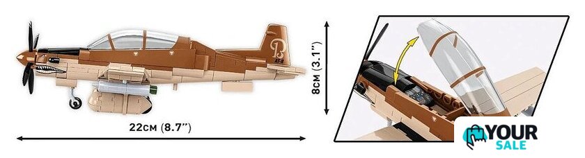 Конструктор Cobi Armed Forces At-6 Wolverine - Изображение №9 — Интернет-магазин Your Sale