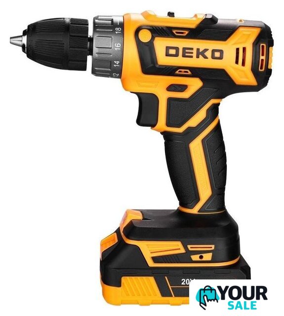 Дрель-шуруповерт Deko GCD20DU PRO Set63 083-1039 (с 2-мя АКБ, кейс) - Изображение №5 — Интернет-магазин Your Sale