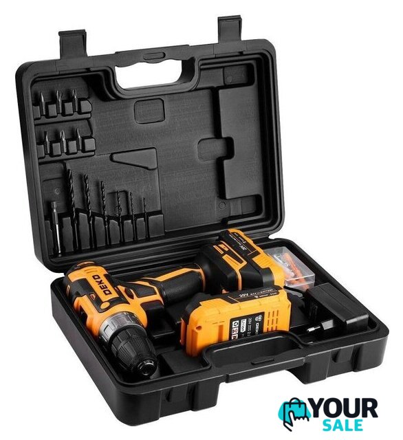 Дрель-шуруповерт Deko GCD20DU PRO Set63 083-1039 (с 2-мя АКБ, кейс) - Изображение №2 — Интернет-магазин Your Sale