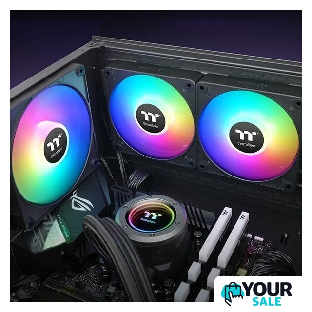 Комплект вентиляторов для корпуса Thermaltake CT140 EX ARGB 3-Fan Pack CL-F182-PL14SW-A - Изображение №7 — Интернет-магазин Your Sale