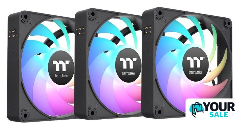 Комплект вентиляторов для корпуса Thermaltake CT140 EX ARGB 3-Fan Pack CL-F182-PL14SW-A - Изображение №1 — Интернет-магазин Your Sale