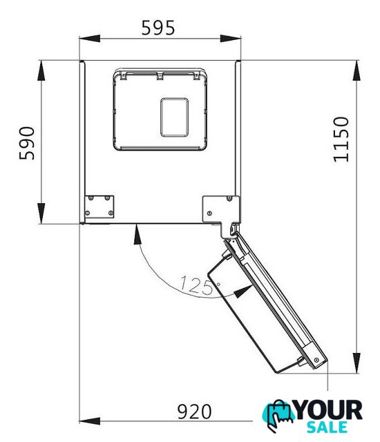 Холодильник Korting KNFC 62029 X - Изображение №3 — Интернет-магазин Your Sale