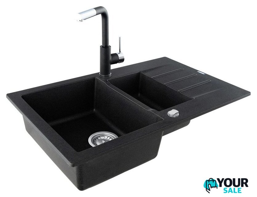 Кухонная мойка Kernau KGS A 6079 1.5B1D Graphite - Изображение №3 — Интернет-магазин Your Sale