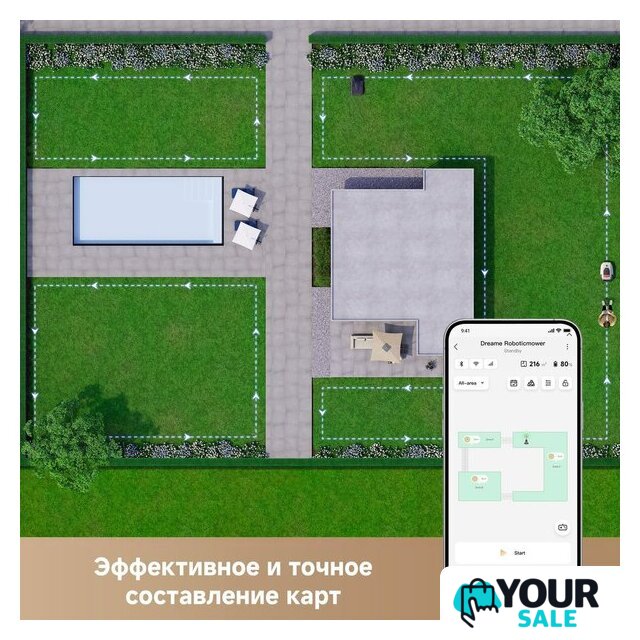 Газонокосилка-робот Dreame Roboticmower A1 Pro - Изображение №7 — Интернет-магазин Your Sale