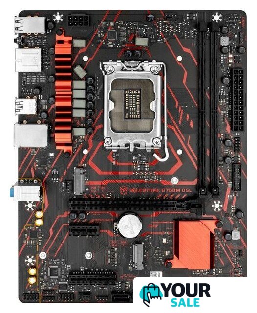 Материнская плата Maxsun Milestone B760M D5L V2 - Изображение №1 — Интернет-магазин Your Sale