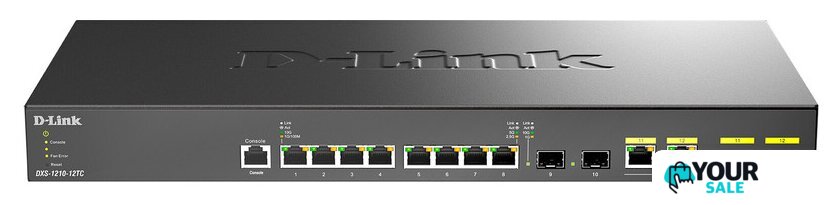 Управляемый коммутатор уровня 2+ D-Link DXS-1210-12TC/B1A - Изображение №1 — Интернет-магазин Your Sale